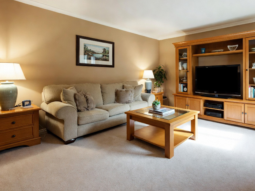 Empty living room before