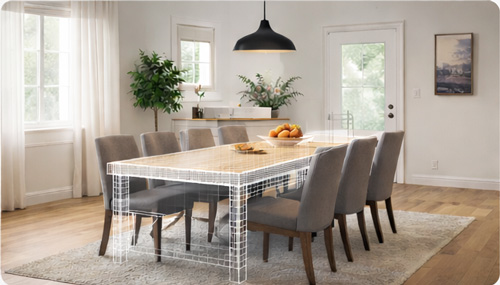 Tables and Desks Furniture Visualization