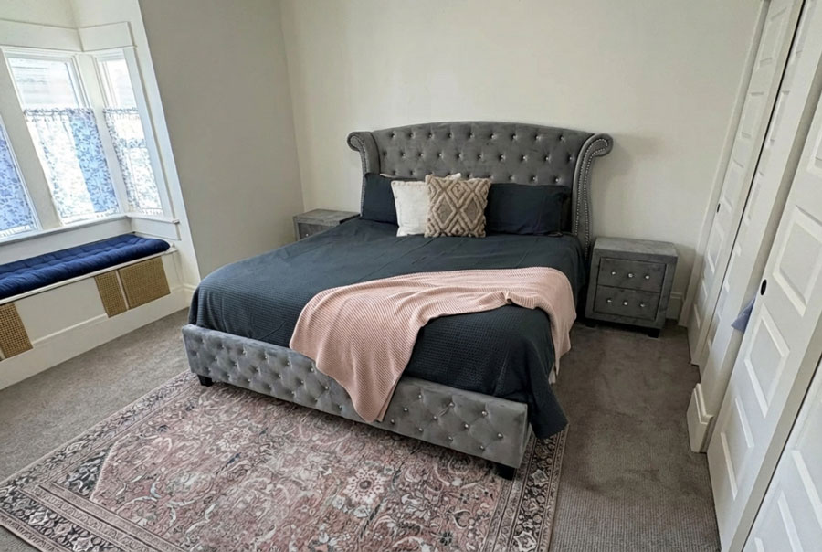 KI-Bettplatzierungsvorschau für Schlafzimmer