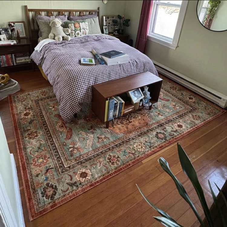 Teppich im Zimmer visualisiert