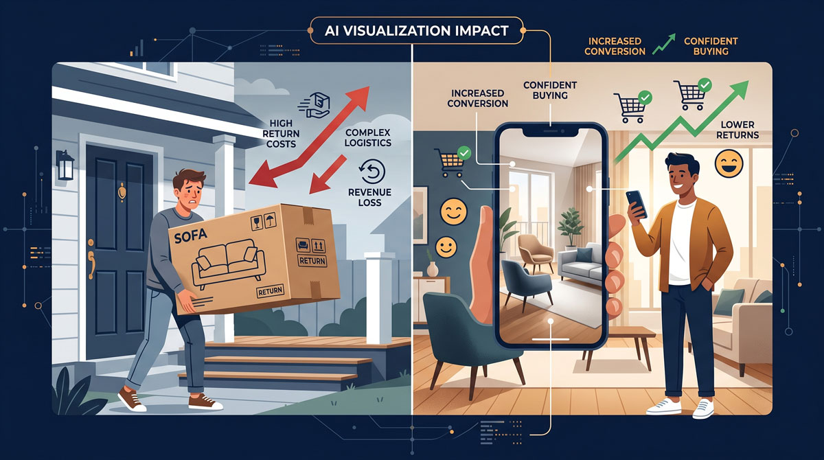 Why Furniture Stores Need AI Visualization - The Business Case